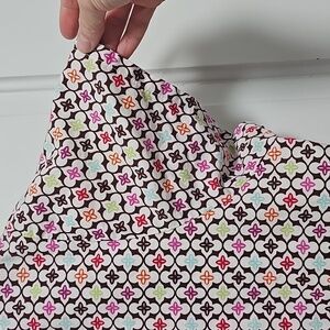 Multicolor Patterned Women's Scrub Top